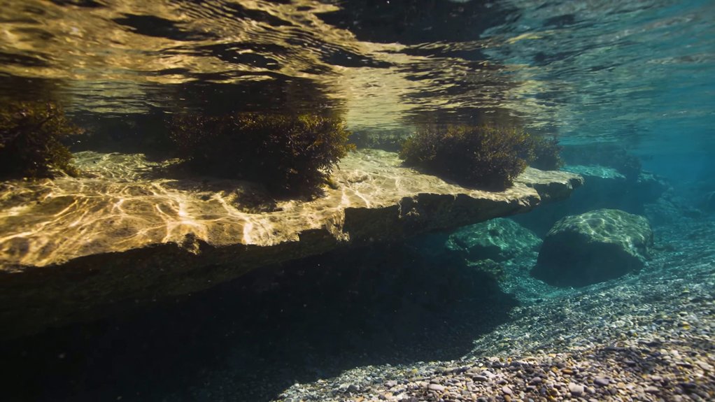 fish hide in structures